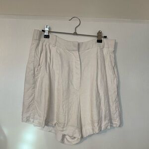 Abercrombie Sloane Linen Shorts high waist